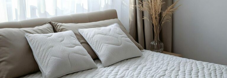 Matelas hypoallergénique certifié dans une chambre lumineuse