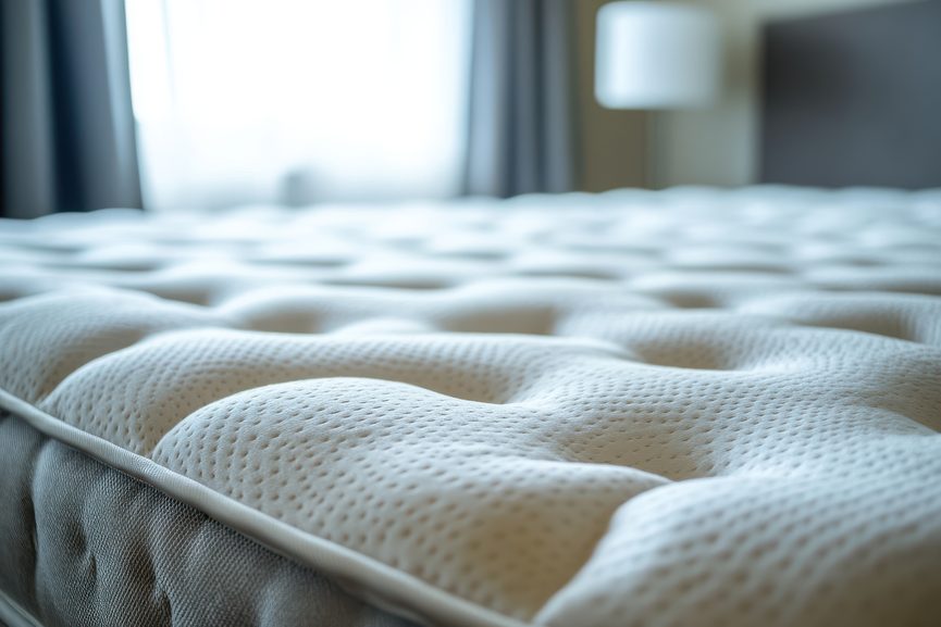 Chambre confortable avec un matelas adapté à un sommeil réparateur